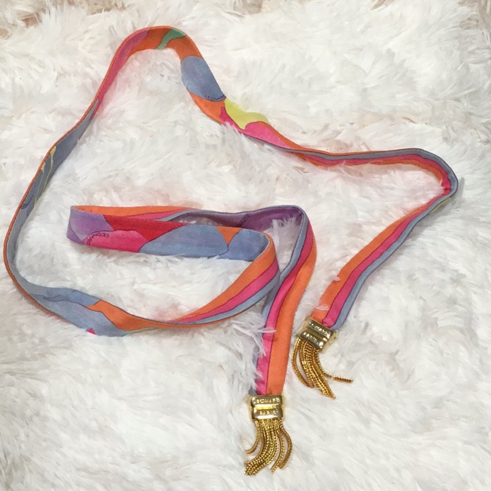 Leonard Paris belt, length: 48”, width: 13/16”